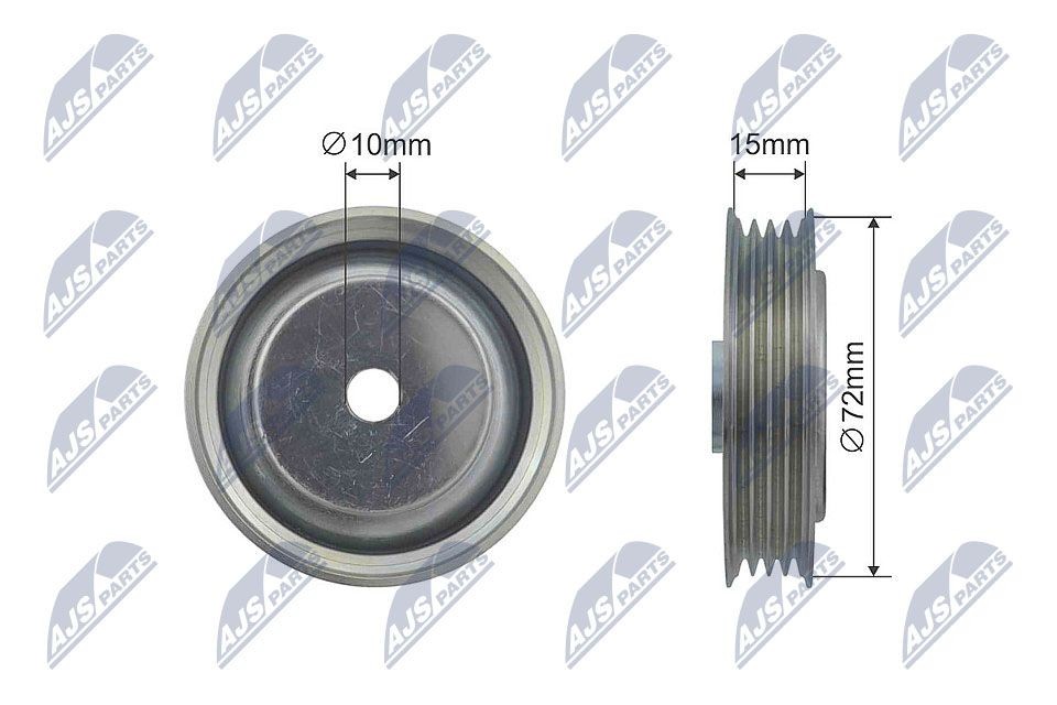 NTY Tensioner Pulley, V-belt Article number: RNK-HD-018 cheaply