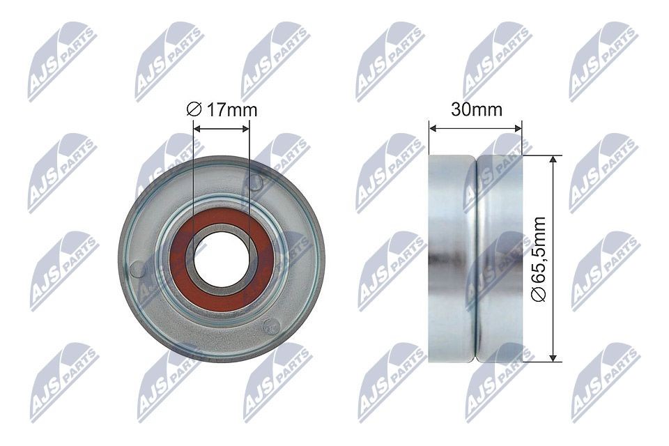 NTY Tensioner Pulley, V-belt Article number: RNK-ME-037 cheaply