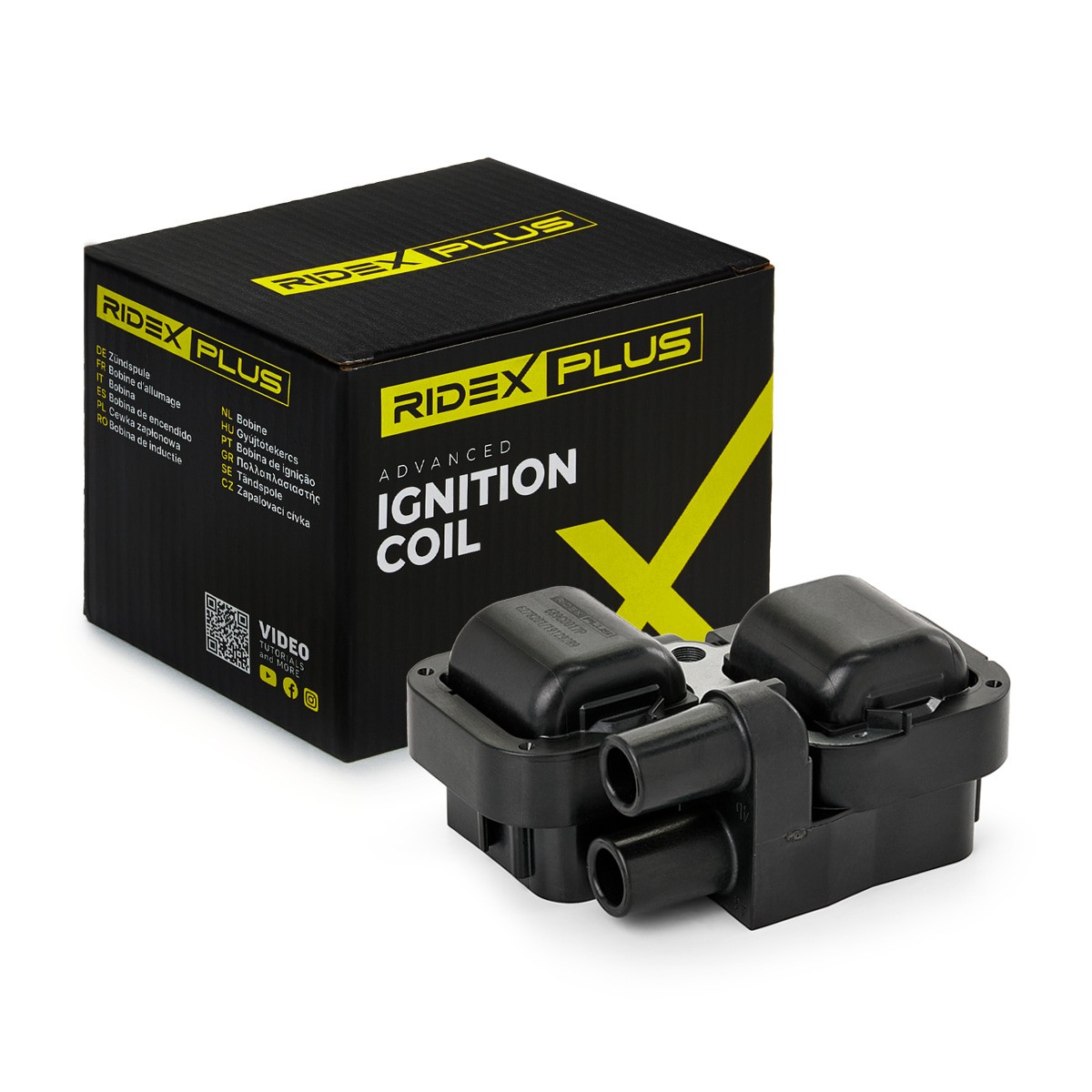 RIDEX PLUS Ignition coil Article number: 689C0017P cheaply