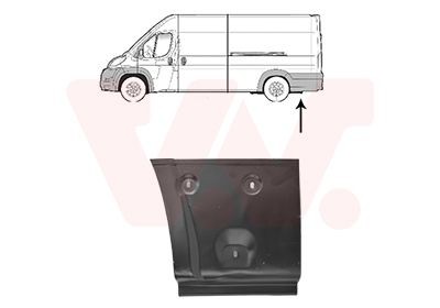 VAN WEZEL Sdovägg Artikelnummer: 0982133 billigt