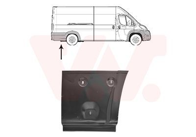 VAN WEZEL Sdovägg Artikelnummer: 0982134 billigt