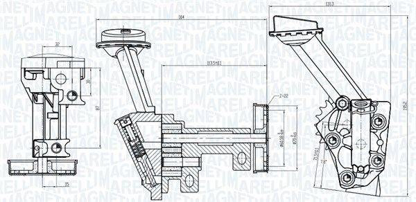 MAGNETI MARELLI Õlipump Artikli number: 351516000043 soodsalt