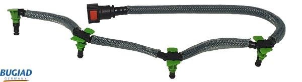 BUGIAD BFH18029 Hose, fuel overflow FOCUS 1.6 TDCi 95 PS Diesel 2020
