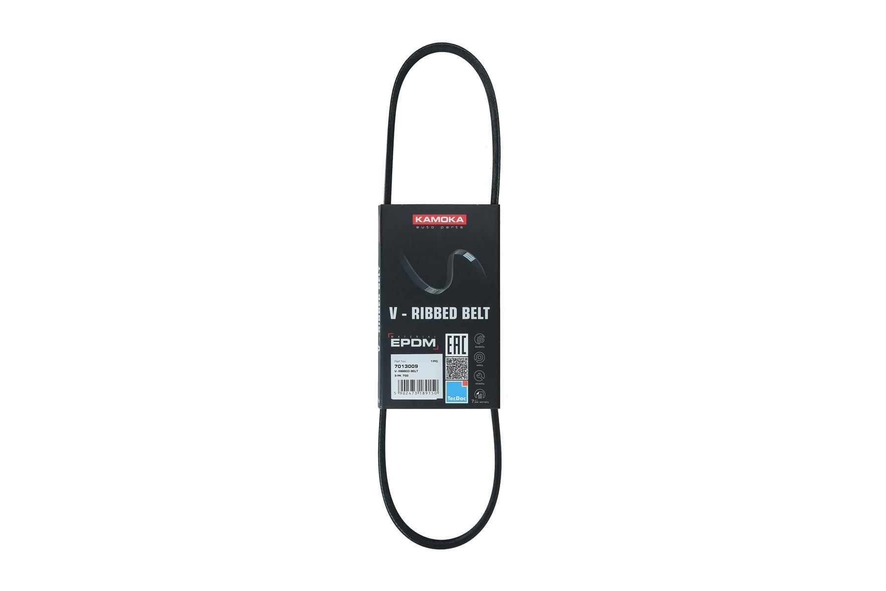 KAMOKA Serpentine belt Article number: 7013009 cheaply