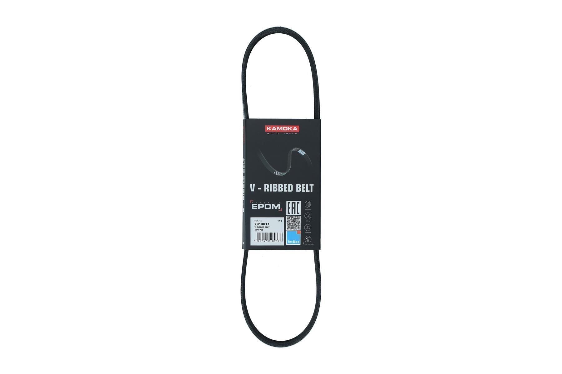 KAMOKA Serpentine belt Article number: 7014011 cheaply