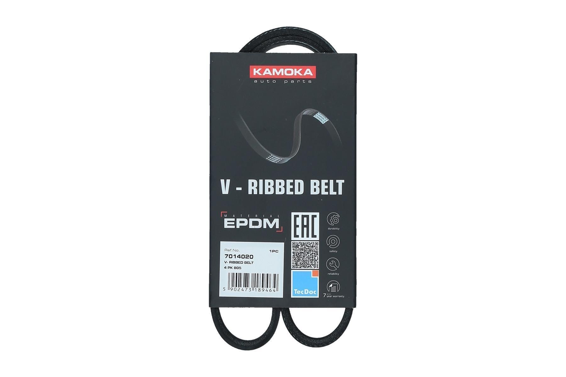 KAMOKA Serpentine belt Article number: 7014020 cheaply