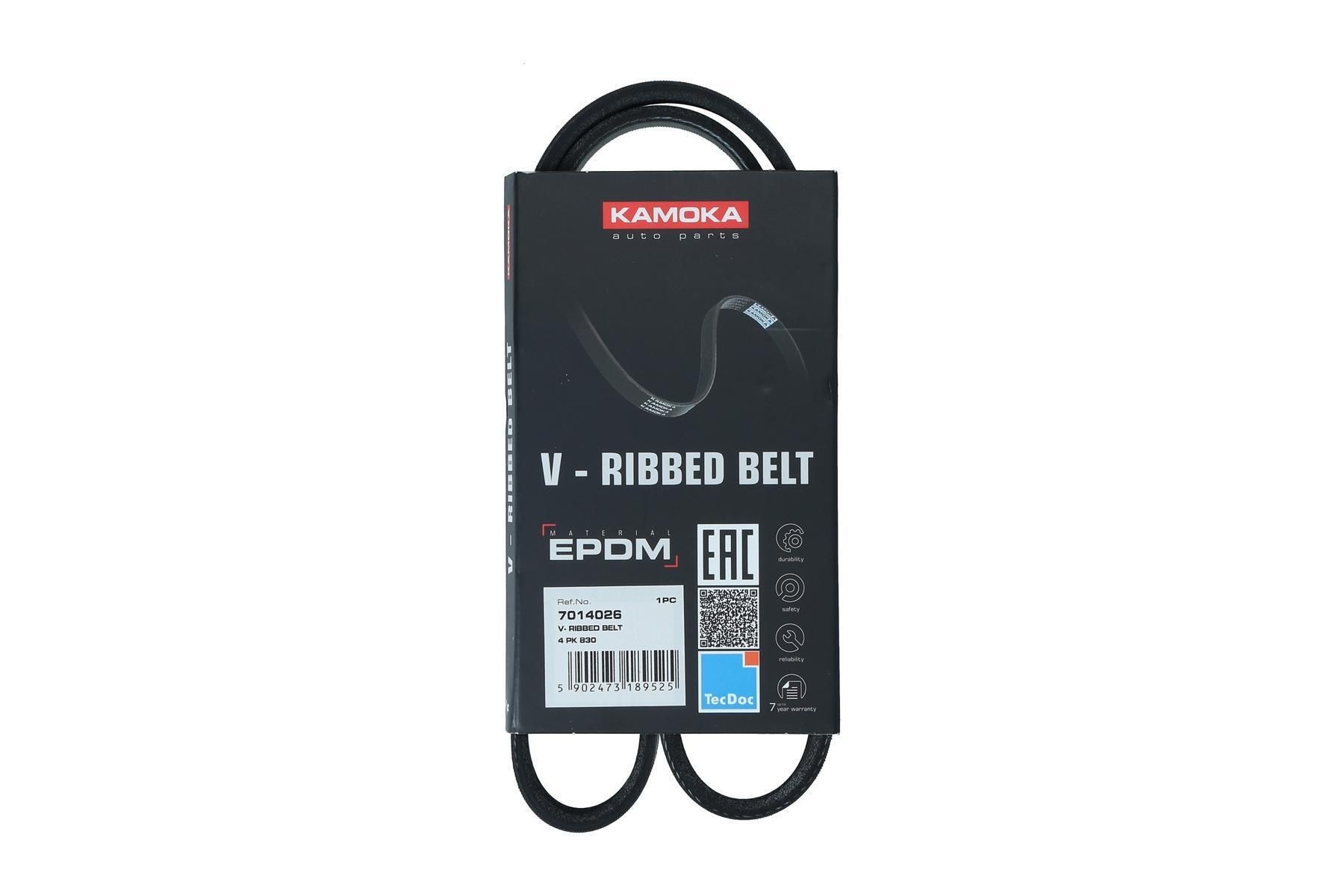 KAMOKA Serpentine belt Article number: 7014026 cheaply