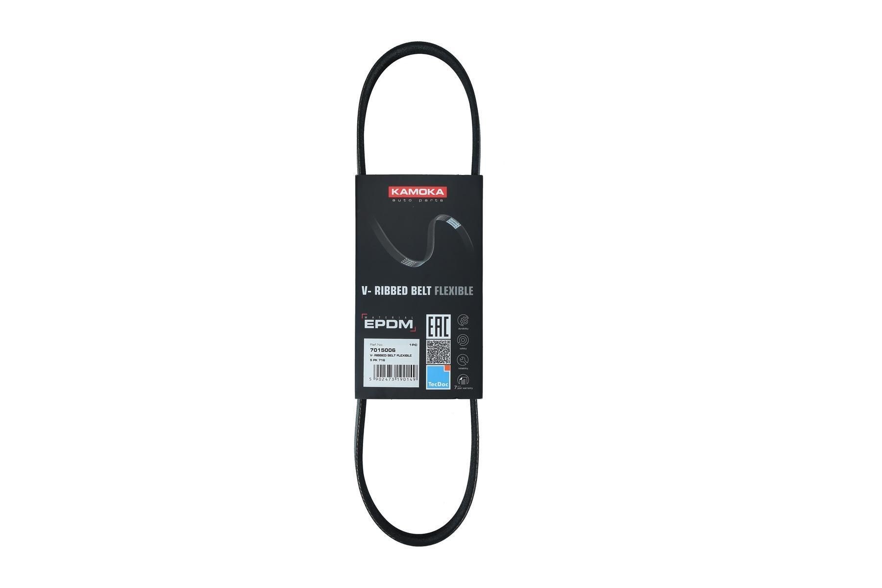 KAMOKA Serpentine belt Article number: 7015006 cheaply
