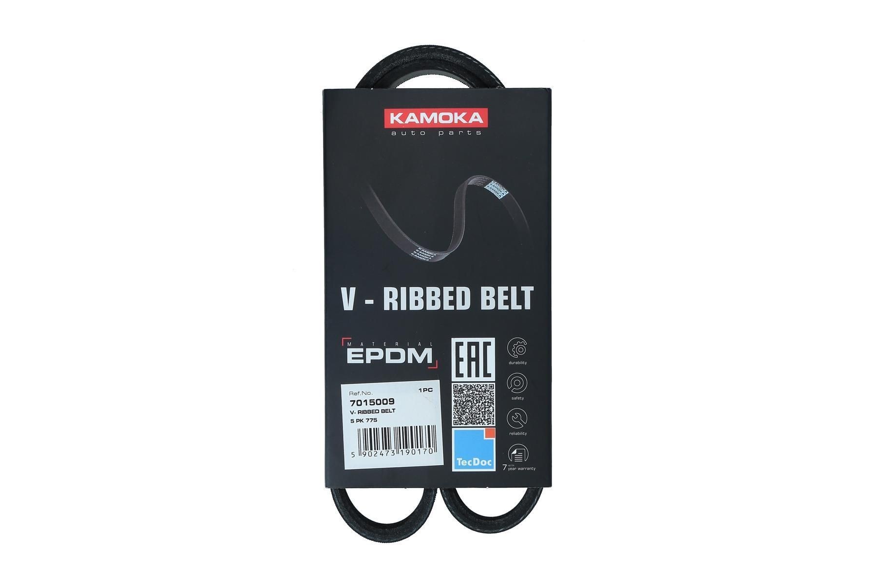 KAMOKA Serpentine belt Article number: 7015009 cheaply