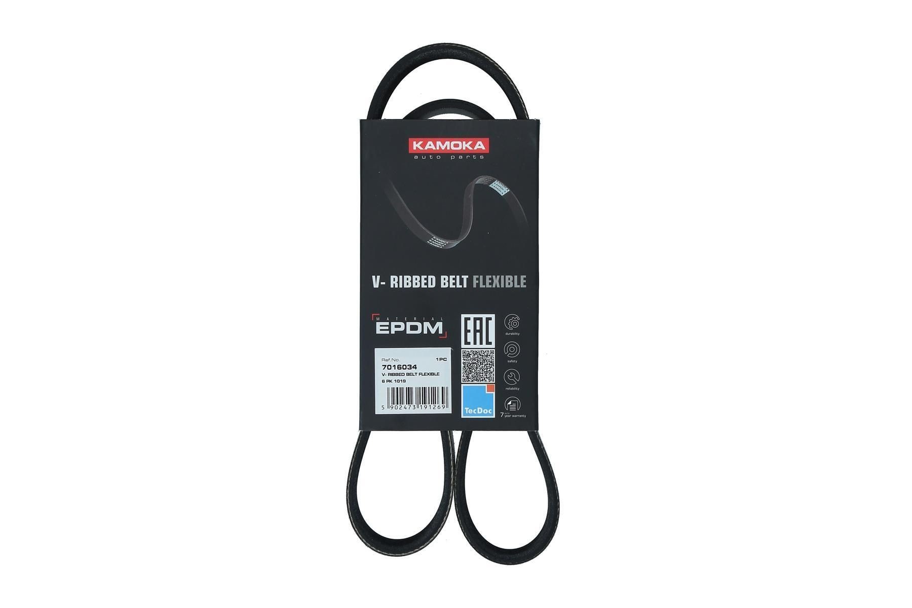KAMOKA Serpentine belt Article number: 7016034 cheaply