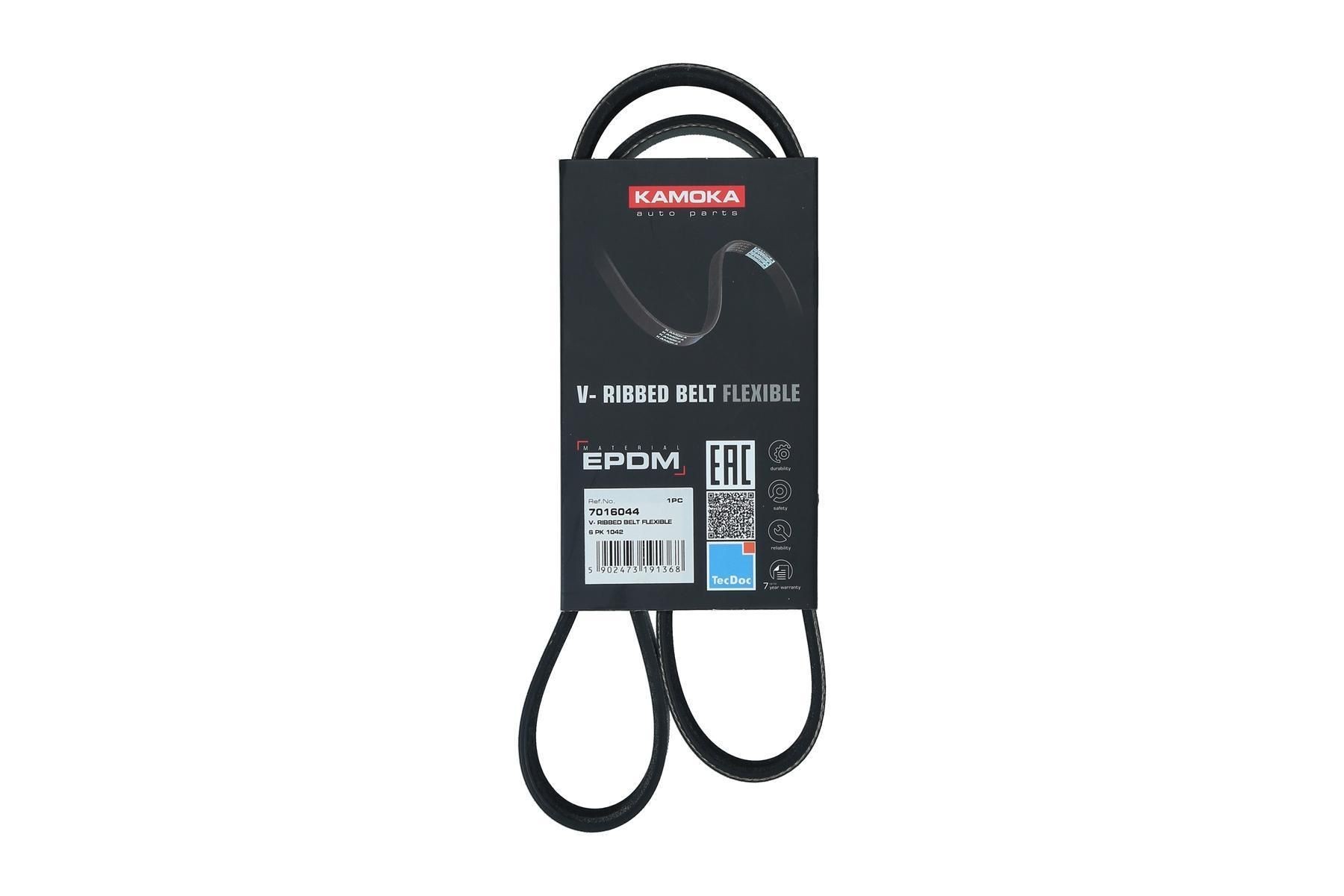 KAMOKA Serpentine belt Article number: 7016044 cheaply