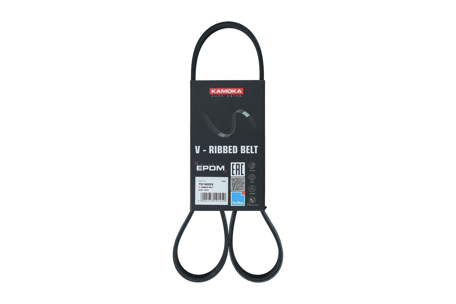KAMOKA Serpentine belt Article number: 7016053 cheaply