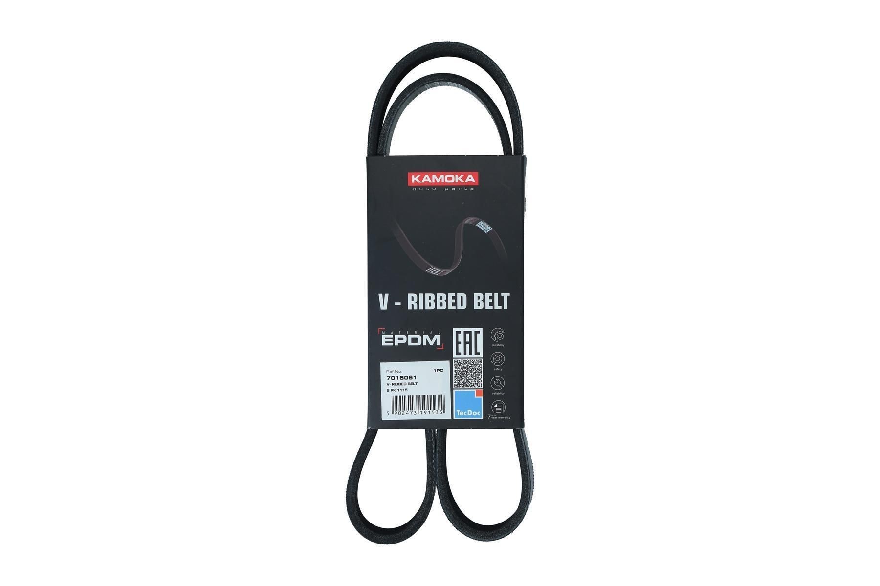 KAMOKA Serpentine belt Article number: 7016061 cheaply