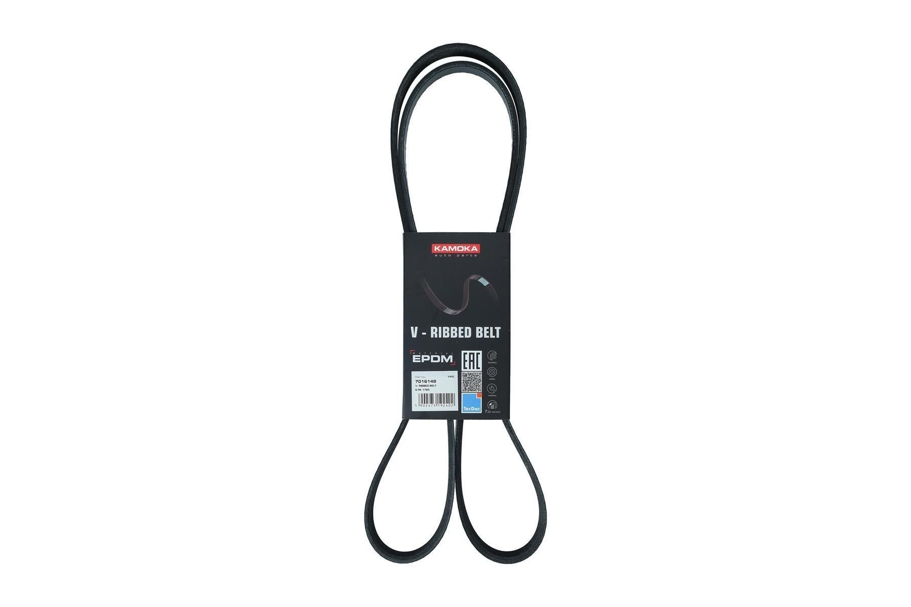 KAMOKA Serpentine belt Article number: 7016148 cheaply