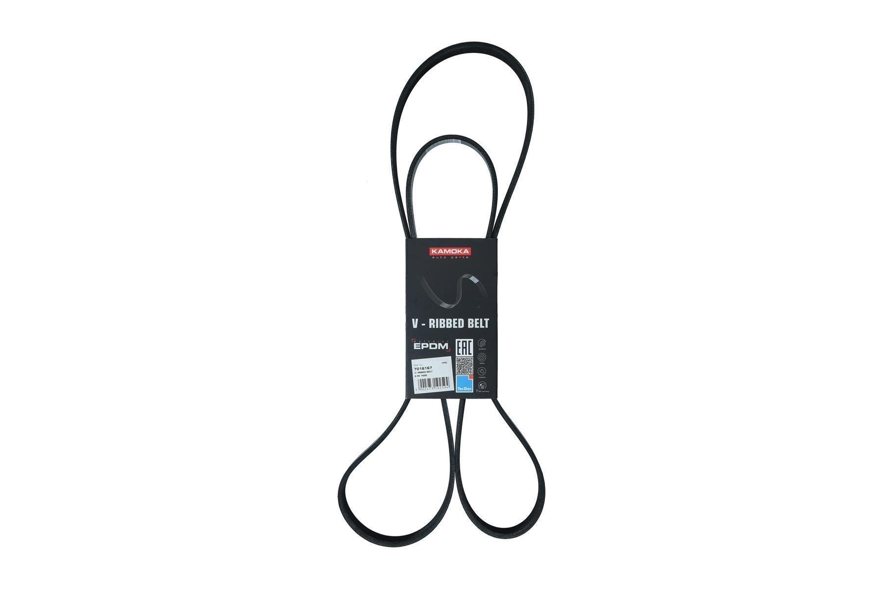 KAMOKA Serpentine belt Article number: 7016167 cheaply