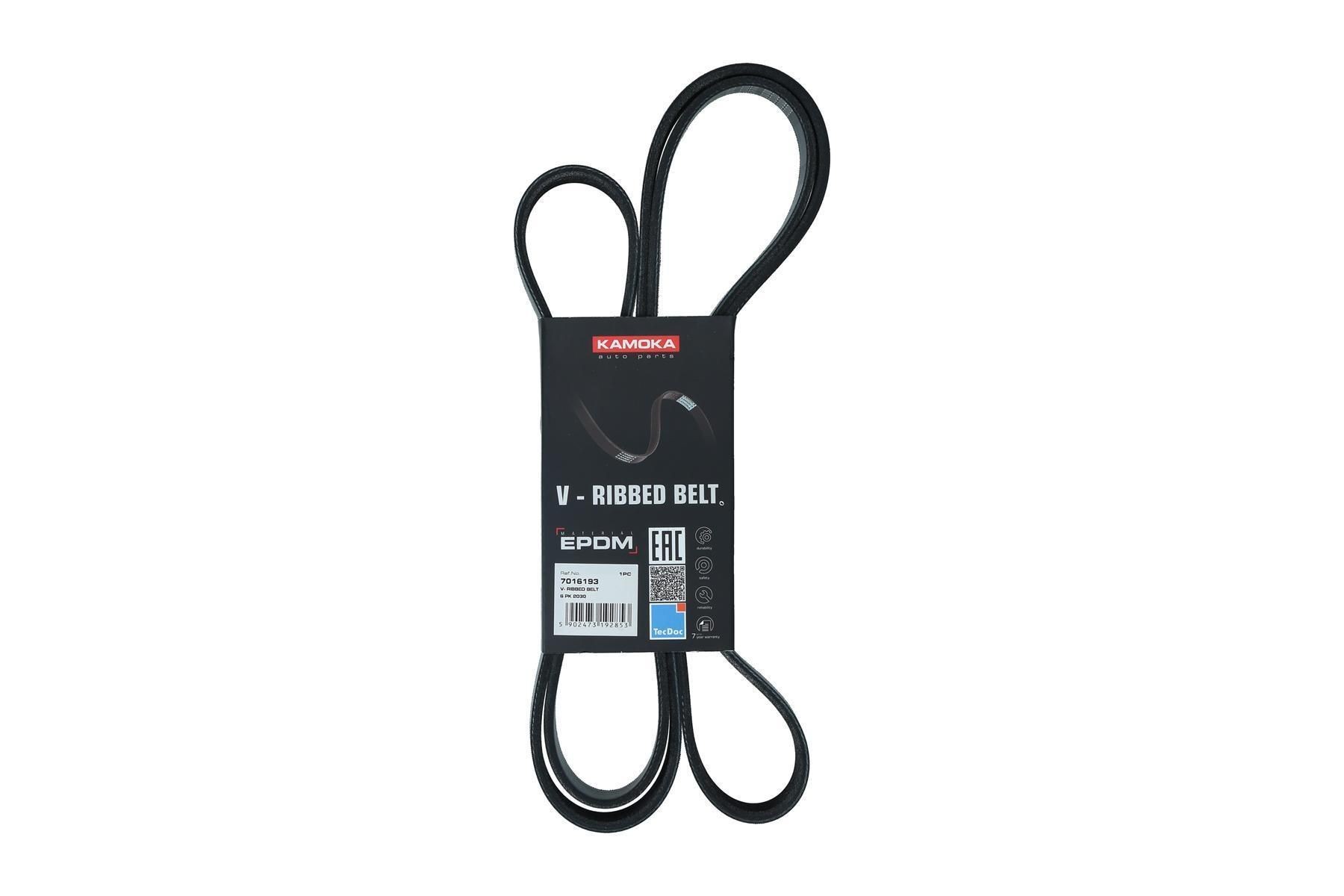 KAMOKA Serpentine belt Article number: 7016193 cheaply
