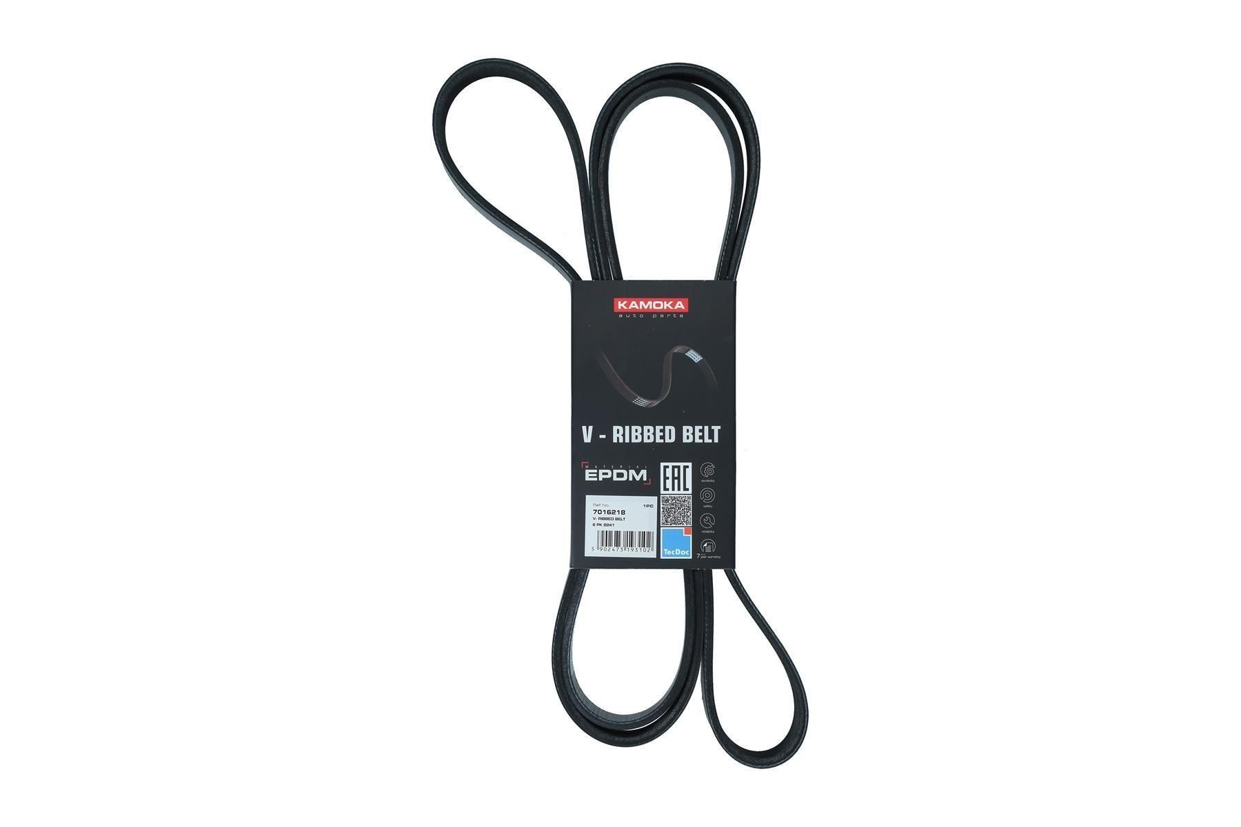 KAMOKA Serpentine belt Article number: 7016218 cheaply