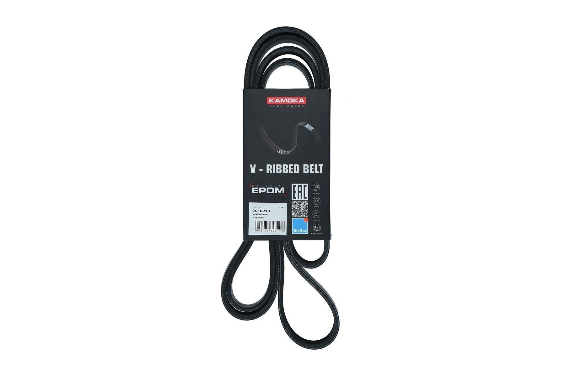 KAMOKA Serpentine belt Article number: 7016219 cheaply