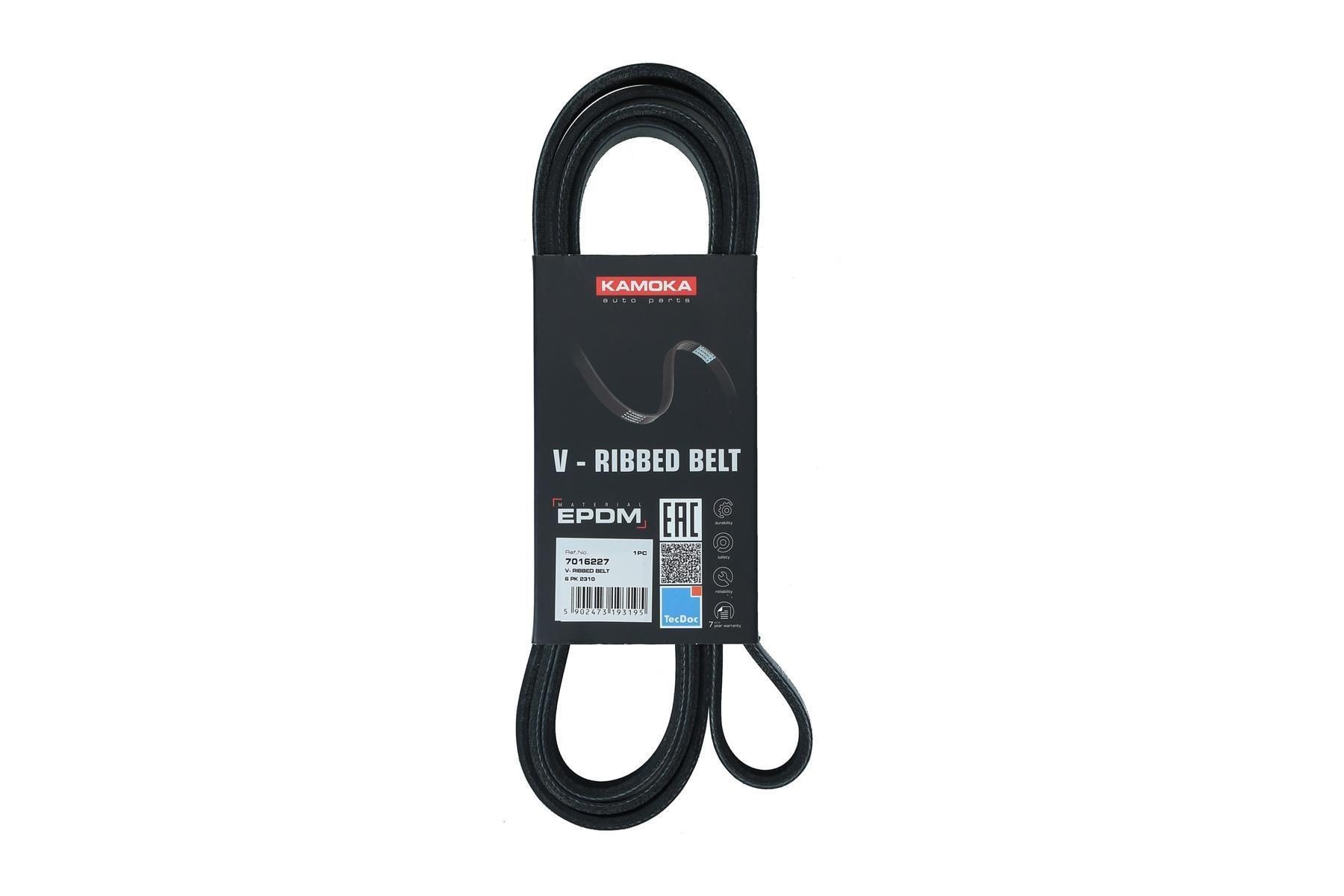 KAMOKA Serpentine belt Article number: 7016227 cheaply