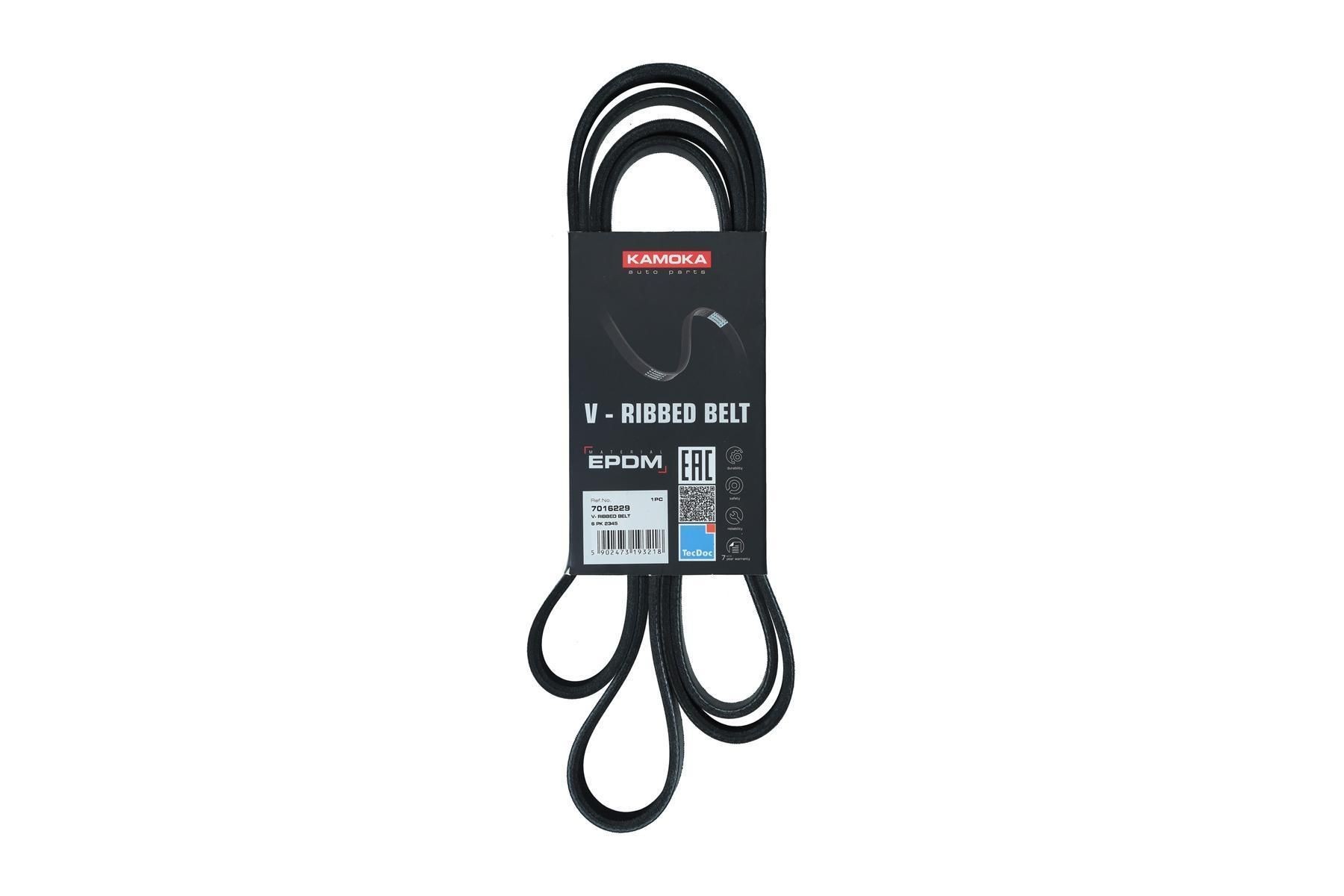 KAMOKA Serpentine belt Article number: 7016229 cheaply
