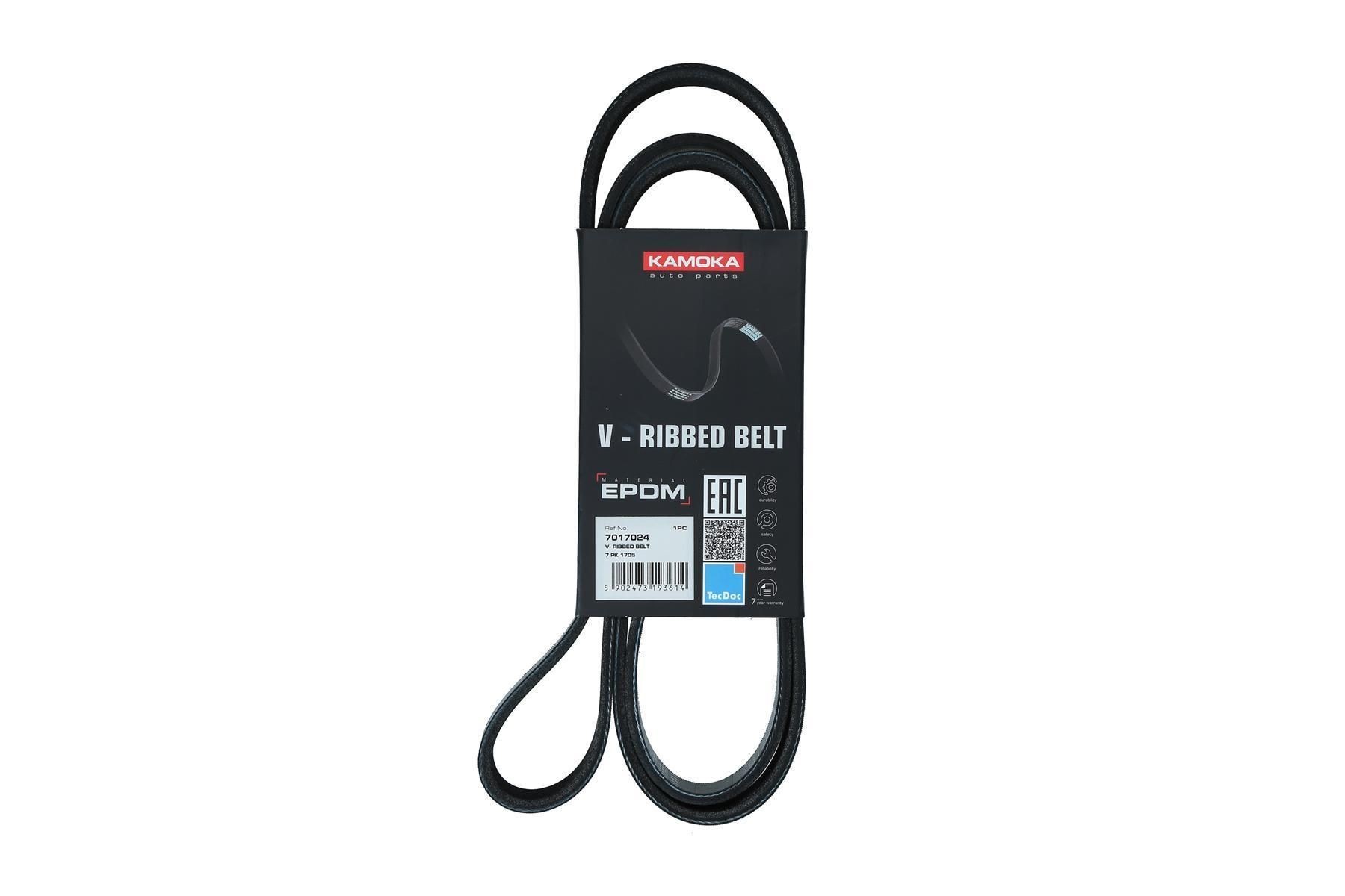 KAMOKA Serpentine belt Article number: 7017024 cheaply