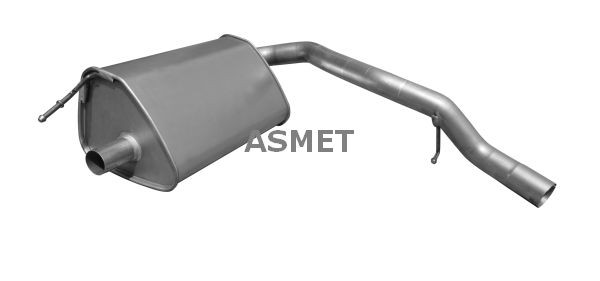 ASMET Rear silencer Article number: 07.255 cheaply