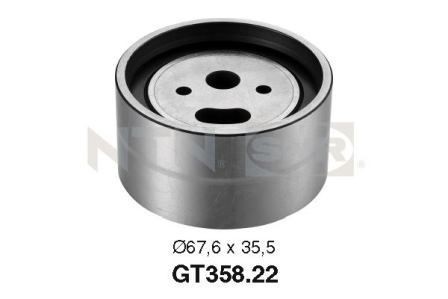 SNR Timing belt tensioner pulley Article number: GT358.22 cheaply
