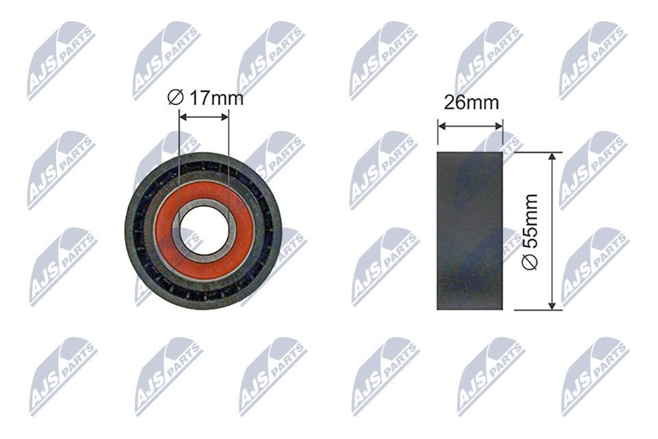 NTY Tensioner pulley Article number: RNK-BM-043 cheaply