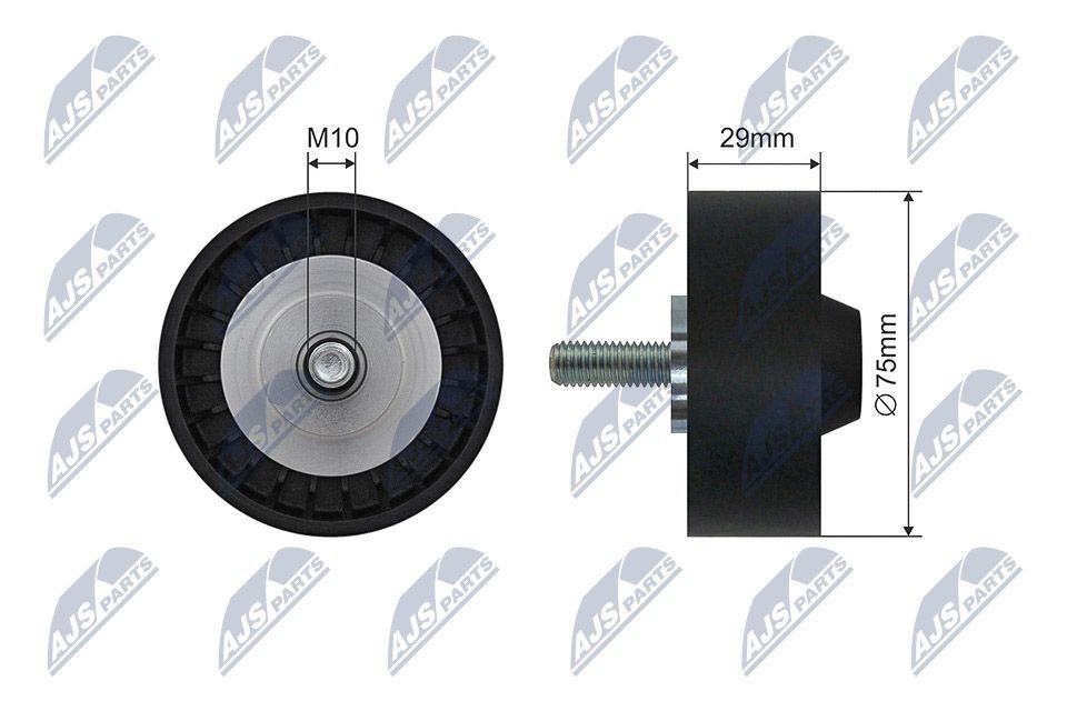 NTY Tensioner pulley Article number: RNK-VW-035 cheaply