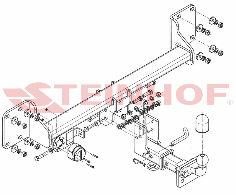 STEINHOF Trailer Hitch Article number: B-076 cheaply