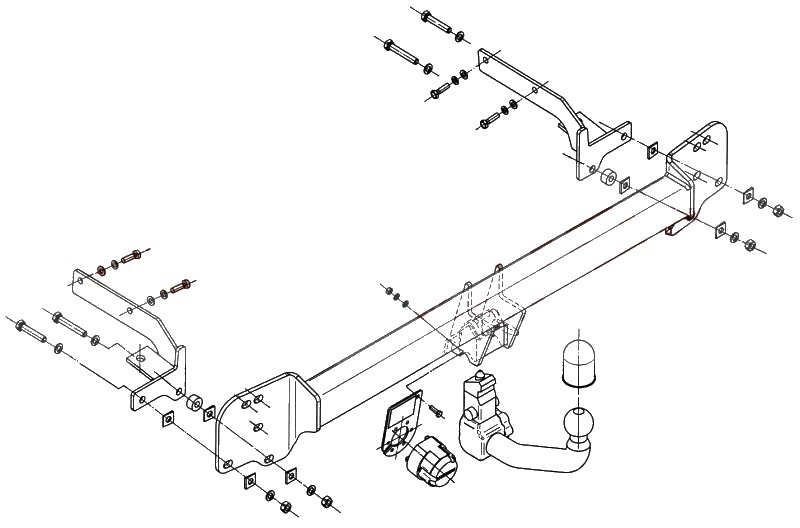 STEINHOF Trailer Hitch Article number: T-107 cheaply