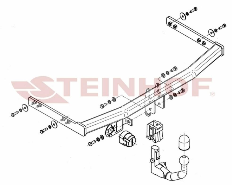 STEINHOF Trailer Hitch Article number: V-060 cheaply