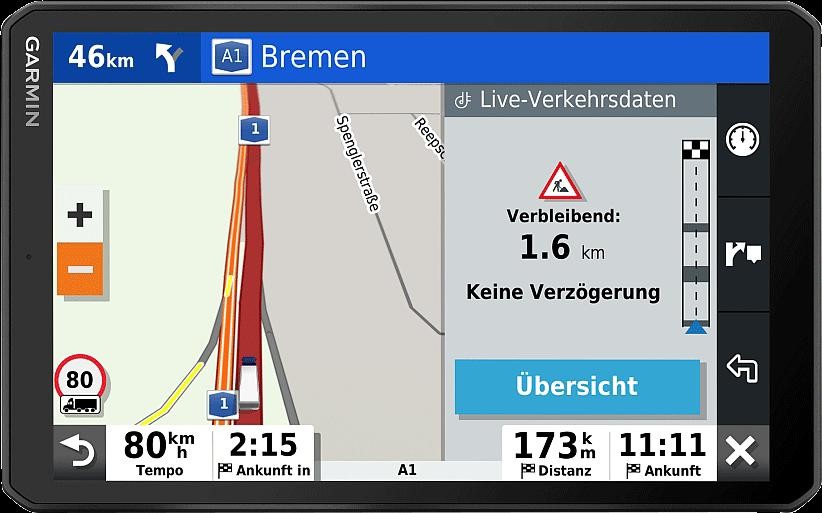 GARMIN Navigation dezl, LGV800 MT-D EU Varenummer: 010-02314-10 billige