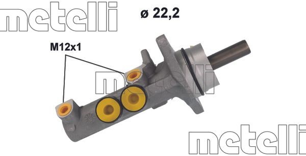METELLI Peapiduri silinder Artikli number: 05-1258 soodsalt