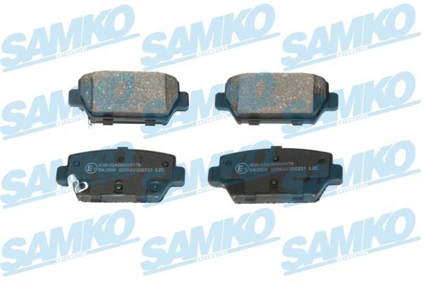 SAMKO Bremseklodser Varenummer: 5SP2231 billige