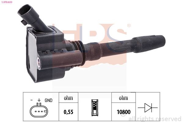 EPS Ignition coil Article number: 1.970.633 cheaply