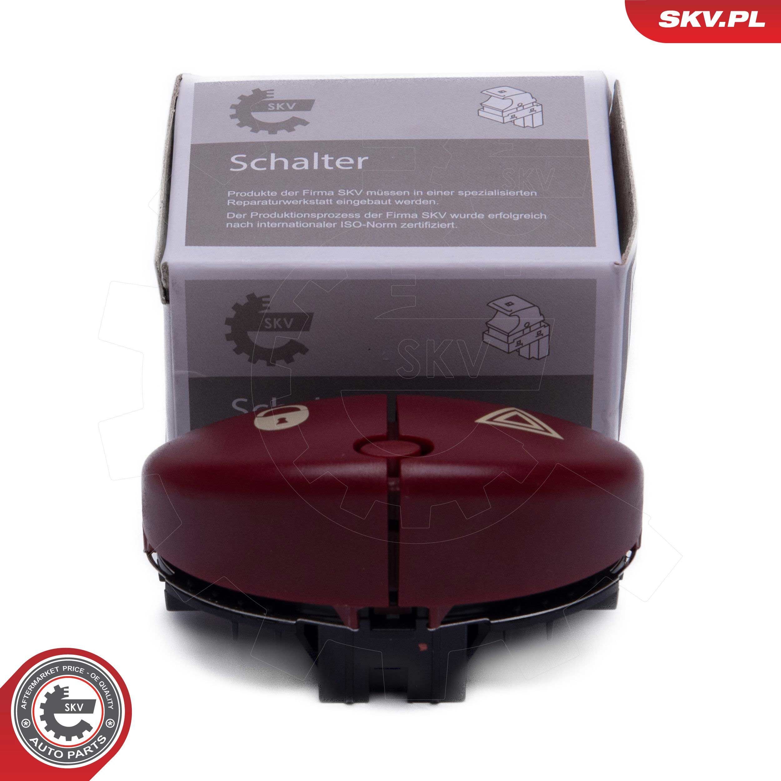 ESEN SKV 36SKV723 Hazard Light Switch 206 1.4 Flex 82 PS Petrol/Ethanol 2012