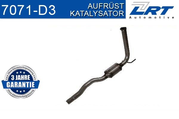 LRT 7071-D3 Täiendus-katalüsaator TRANSPORTER 2.0 84 HP Bensiin 2003