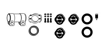 HJS Exhaust mounting kit Article number: 82 11 2300 cheaply