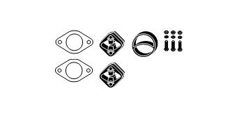 HJS Exhaust mounting kit Article number: 82 12 2293 cheaply