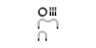 HJS Mounting Kit, catalytic converter Article number: 82 13 2451 cheaply