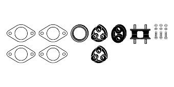 HJS Exhaust mounting kit Article number: 82 14 1796 cheaply