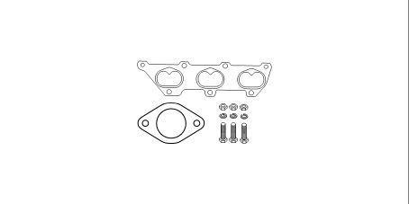 HJS Mounting Kit, catalytic converter Article number: 82 14 3308 cheaply