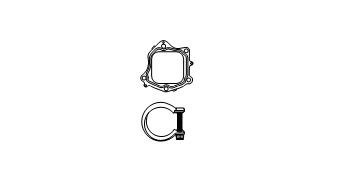 HJS Mounting Kit, catalytic converter Article number: 82 21 3148 cheaply