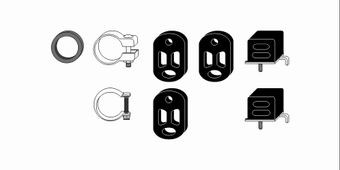 HJS Exhaust mounting kit Article number: 82 21 6853 cheaply