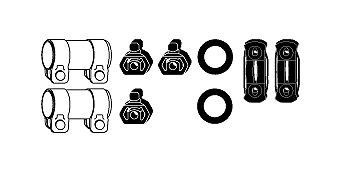 HJS Exhaust mounting kit Article number: 82 23 4350 cheaply