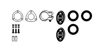 HJS Exhaust mounting kit Article number: 82 33 7312 cheaply