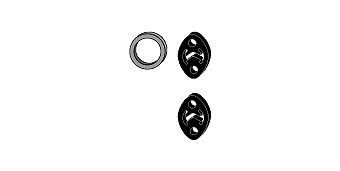 HJS Exhaust mounting kit Article number: 82 41 7422 cheaply