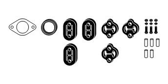HJS Exhaust mounting kit Article number: 82 42 4133 cheaply