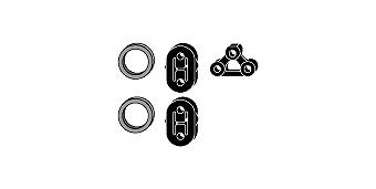 HJS Exhaust mounting kit Article number: 82 43 8045 cheaply